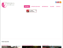 Tablet Screenshot of platigloo.com